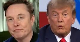 Elon Musk and President Donald Trump