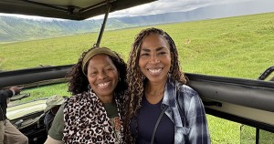 Mother and Daughter on tour with Tanzania safari tour company