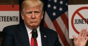 President Trump and Juneteenth