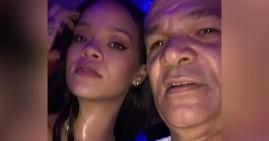 Rihanna and her father Ronald Fenty