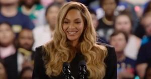 Beyoncé during Kamala Harris' 2024 campaign