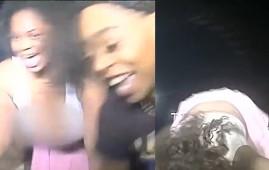 Black women twerking on police car identified
