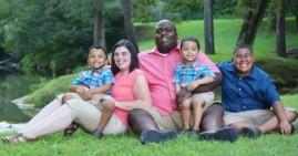 Noah Mason and his family