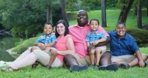 Noah Mason and his family