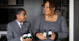 Patrice Chappelle and her son, Bron