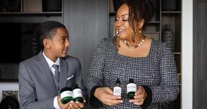 Patrice Chappelle and her son, Bron