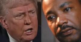 President Trump and Martin Luther King Jr.
