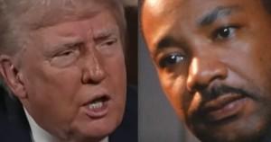 President Trump and Martin Luther King Jr.