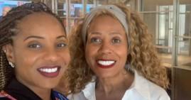 MC Lyte and her mother Constance Moorer