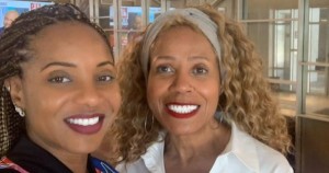 MC Lyte and her mother Constance Moorer