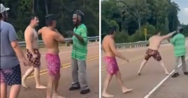 Reginald Butler, Black cyclist shoots white man who attacked him first