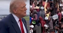 Trump sends food to Gaza