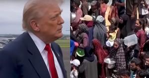 Trump sends food to Gaza