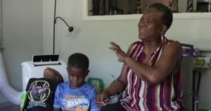 Victoria Dickerson and her 2 great-grandsons