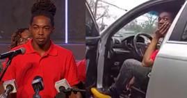 William McNeil being punched, dragged, and arrested