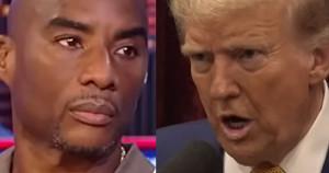Charlamagne Tha God and President Trump