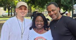 Bobby Yan, Angela Ray, and Javon Johnson