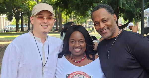 Bobby Yan, Angela Ray, and Javon Johnson