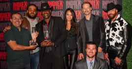 Marcus Nel-Jamal Hamm with cast of Triggered 2