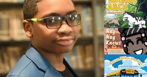 Saadiq Stevens, 13-year-old Black author and illustrator