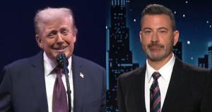 Jimmy Kimmel and Donald Trump