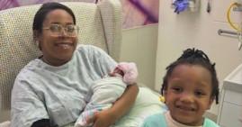 Drake Patton and her children, Wyatt and Jream