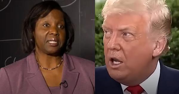 Lisa Cook and President Trump