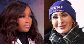 Rep Jasmine Crockett and Laura Loomer