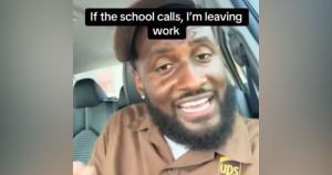 UPS driver quits after he could not pick up his sick daughter