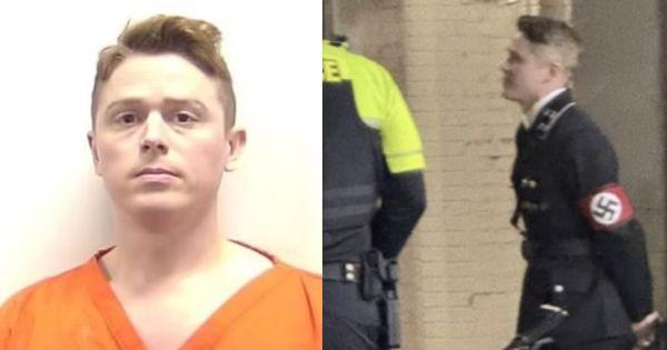 White Man Wearing a Nazi Uniform in Public Arrested in Georgia White Man Wearing a Nazi Uniform in Public Arrested in Georgia
