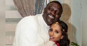 Akon and his wife Tomeka