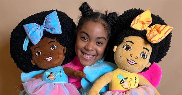 Esi Orijin, 11-year-old founder of Orijin Bees dolls