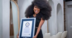 Jessica Martinez, Black woman with largest afro