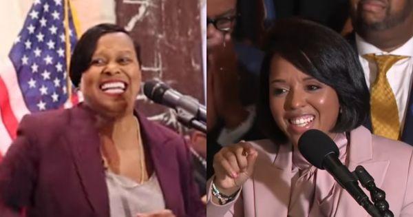 Sharon Owens and Dorcey Applyrs