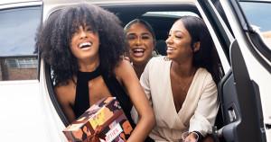 Black women buying gifts