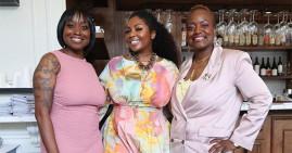 Kristi Muhammad and attendees at the Global Power Tour