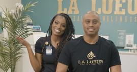 Tammy and Kelvin Marshall, owners of La Lueur Wellness Center