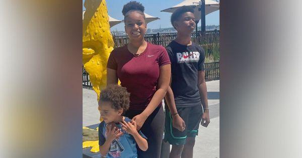 Emmanuel DeLeon, Kairu Winkelpleck, and Njeri DeLeon