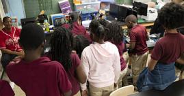 Students at Frost Equity Initiative