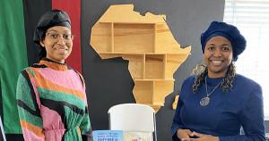 Dr. Audrey Muhammad and her daughter, Hasana