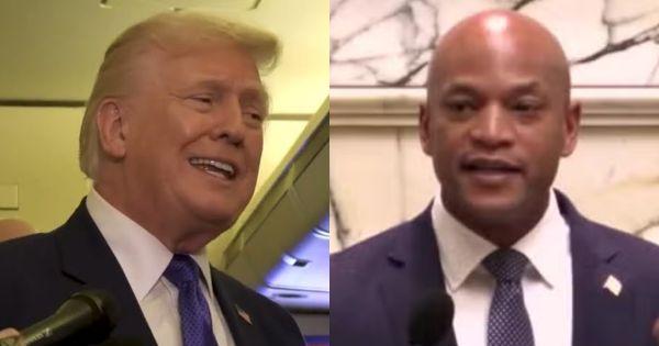 Maryland Governor Wes Moore, Donald Trump