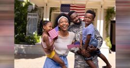 Black American family