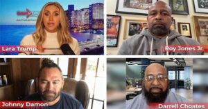 Darrell Choates, Roy Jones Jr, Lara Trump, and Johnny Damon