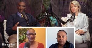 Black and Dyslexic podcast hosts on Literacy Now miniseries