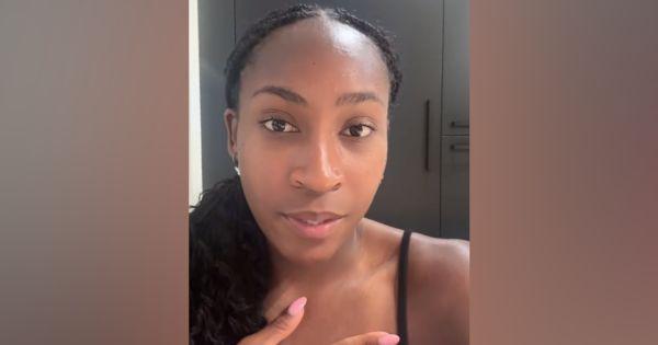Coco Gauff natural hair