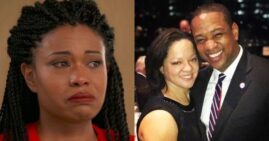 Justin Fairfax and wife Cerina, Meredith Watson