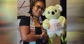 Annette Bentley-Smith, inventor of Kobe's Story Time Plush Tales