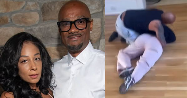 Footage Shows Big Tigger Somewhat Wrestling With His Wife Trying to Get His Phone Back