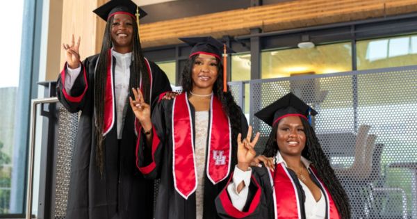 Triplets Graduate Together From University of Houston in Record-Breaking Largest Class in School's History