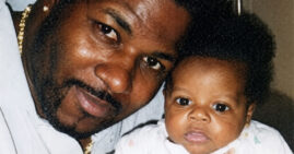 Danyel Smith with his 2 month old son